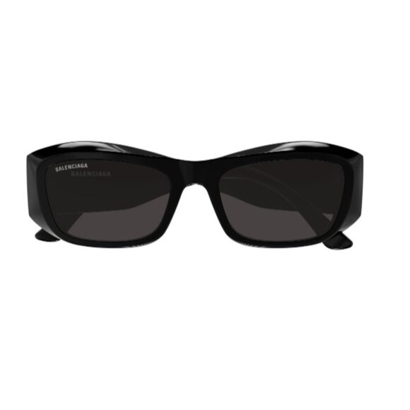 NEW BALENCIAGA BB0397SA 001 BLACK SUNGLASSES - Picture 4 of 5